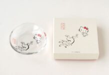 たち吉、「ハローキティ」とのコラボ10弾「鳥獣戯画」シリーズ発売